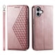 thumbnail image 4 of Funda Flip FOXDOCK para iPhone 17 , Estilo Billetera con Diseño Rombo, Correa de Mano y Soporte, Uso Diario, 4 of 6