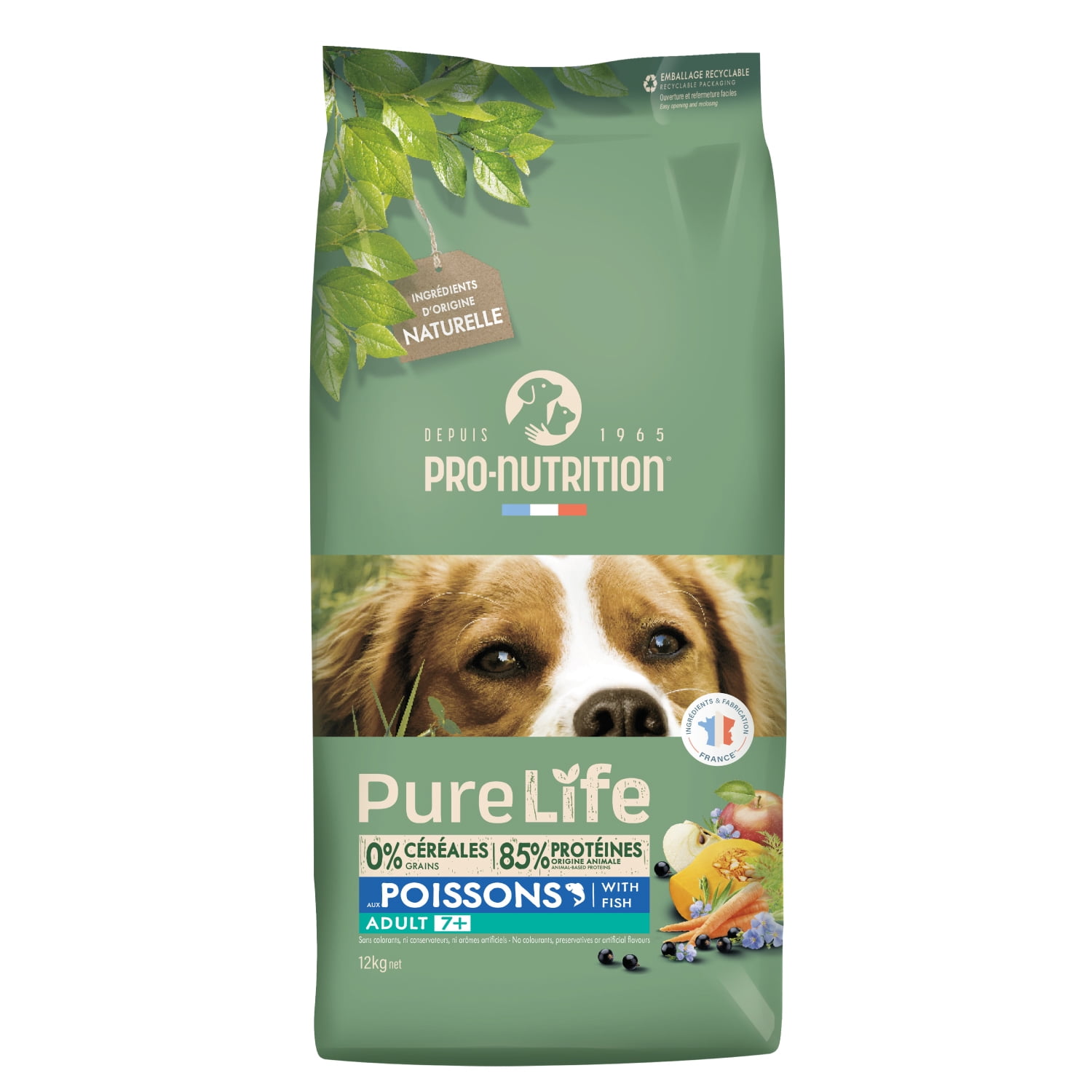Alimento Pure Life Adult 7+ Perro 12 Kg