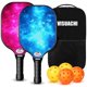 thumbnail image 1 of VCBAVC Paletas de Pickleball Juego de 2, Bolsa de 2 de Pickleball de Fibra de Vidrio con 4 Pelotas 1 Mochila Bolsa, 1 of 6