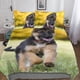 thumbnail image 1 of Juego de ropa de cama Entemah para perro pastor alemán, funda nórdica impresa en 3D, 3 piezas, suave y transpirable, con funda de edredón y fundas de almohada., 1 of 3