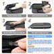 thumbnail image 4 of Bolsa de Almacenamiento BAGAIL Cubos de Empaque con Compresión 6-Unidades Gris Oscuro, 4 of 6