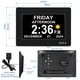 thumbnail image 2 of Reloj calendario SSYA de 7 pulgadas con 12 opciones de alarma y regulable automáticamente, 2 of 8