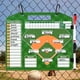 thumbnail image 4 of Pizarra magnética para alineación de béisbol NUOGAO, doble cara, 32 x 28 cm, 4 of 7