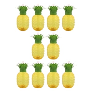 Bothyi - Botella De Agua De Piña De 10 Piezas, 500 Ml, Transparente, Para Festivales Domésticos, Bodas