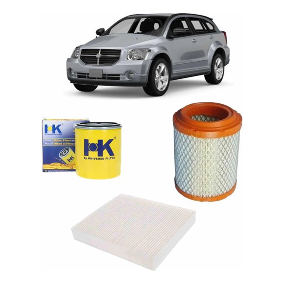 Kit Mantención Dodge Caliber Filtros Aceite Aire Polen 2.4