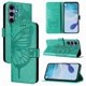 thumbnail image 5 of Funda Cartera Mariposa Para Samsung Galaxy S25 Con Soporte Y Ranuras Para Tarjetas Verde, 5 of 5