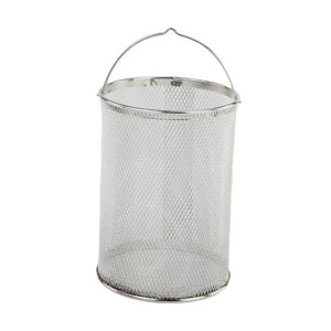 Magideal - Cesta Para Freír De Acero Inoxidable, Cesta Para Freír, Colador De Pasta De Cocina, Colador De Alambre Redondo, Colador De Red Para Cocinar Albóndigas 20 Centímetros