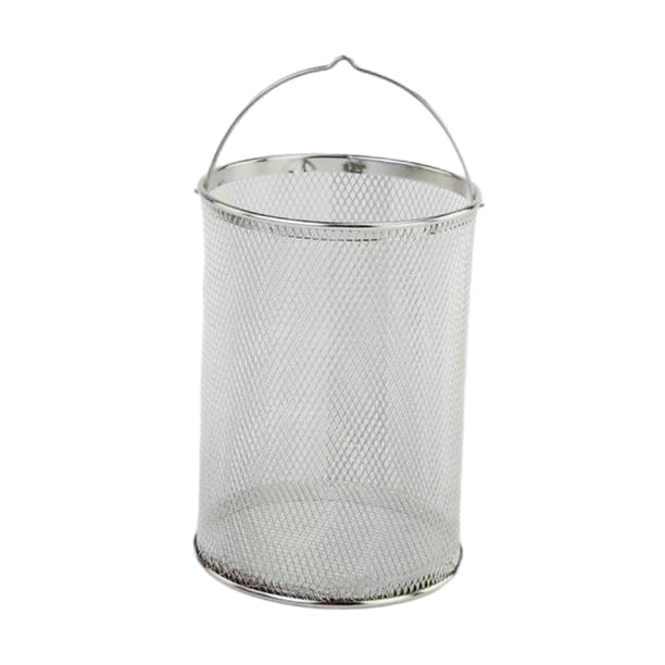 Cesta para freír de acero inoxidable, cesta para freír, colador de Pasta de cocina, colador de alambre redondo, colador de red para cocinar albóndigas 20 centímetros