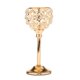 thumbnail image 5 of Candelabro De Cristal Candelabro Candelabro Centro De Mesa Banquete Dorado 16.5cm, 5 of 5