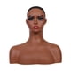 thumbnail image 5 of Maniquí De Cabeza De Peluca Femenina, Soporte Para Peluca Con Hombro Para Gafas, Pendientes, Sombreros, 5 of 5