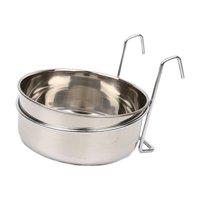 Ioensy - Cuenco De Acero Inoxidable Para Perros, Práctico Para Perros Pequeños Y Medianos, Jaula Para Perros, Diámetro De Cachorro De 16Cm