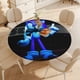 thumbnail image 4 of Sonic-theme Fitted Round Tablecloths Elastic Edged Table Covers Waterproof Table Cloth for Kitchen Holiday Party Tables Decor 120cm, 4 of 6