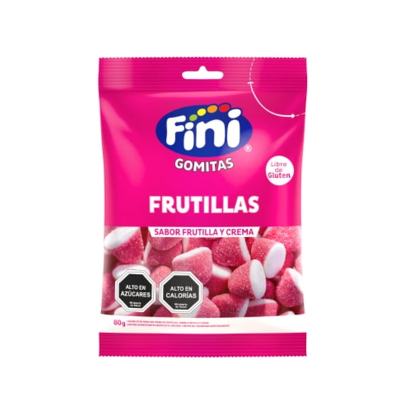 Gomitas Frutillas Fini, 80 g