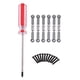thumbnail image 5 of 6pcs Steer Servo Linkage con destornillador para Wltoys A959 1/18 RC Titanio, 5 of 5
