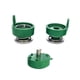 thumbnail image 5 of Accesorios Para Hacer Insignias, Fabricante De Pines Redondos, Molde De Riel Deslizante, Molde De Botón De Insignia DIY, Verde, 44mm, 5 of 5