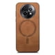 thumbnail image 2 of Magnetic Slim Case for Realme 12 Pro Plus 5G with Camera Guard & Anti-Scratch Back Brown, 2 of 5
