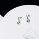 thumbnail image 2 of Aros Punto de Luz Plata Italiana 925 y Cristal Genuino Paradise Shine, 2 of 4