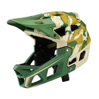 Ioensy - Casco De Bicicleta De Cara Completa, Cascos Protectores Transpirables, Casco De Bicicleta Para Hombres Y Mujeres, Verde, De 55 A 58Cm