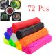 thumbnail image 4 of Cubiertas para radios de rueda COBIKE 23 cm, paquete de 72 piezas, color rojo, 4 of 9