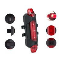 Puntostore - Luz Led Para Bicicletas Seguridad Recargable 50 Lúmenes - Ps