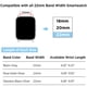 thumbnail image 3 of Correas para Smartwatch Popglory P66 P95 de 22 mm Ajustables, 3 of 7