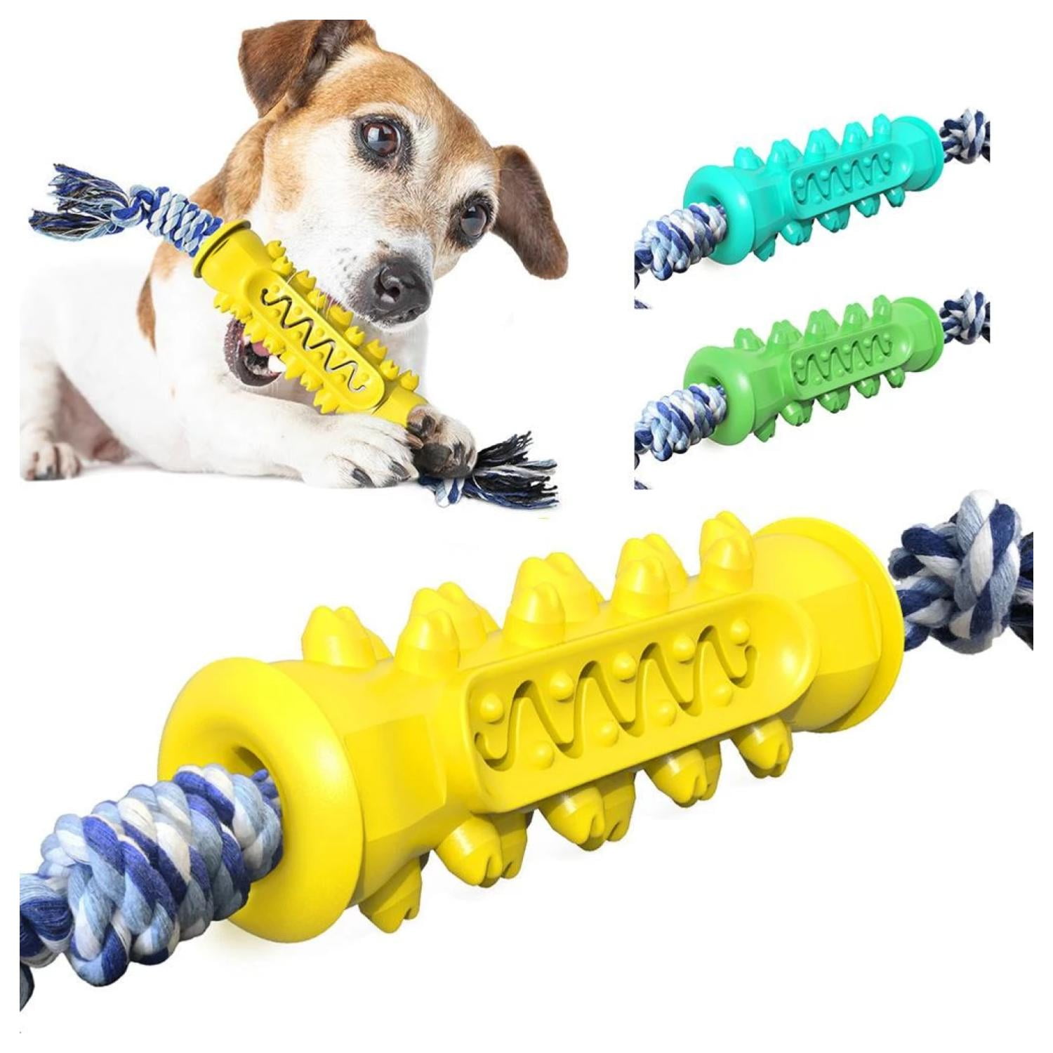 Total E-commerce - Juguete Para Morder Jugar De Goma Doble Para Perros