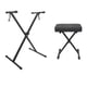 thumbnail image 1 of Pack de Atril Y Banqueta Para Teclado Hebikuo Q90B-Q1X, 1 of 5