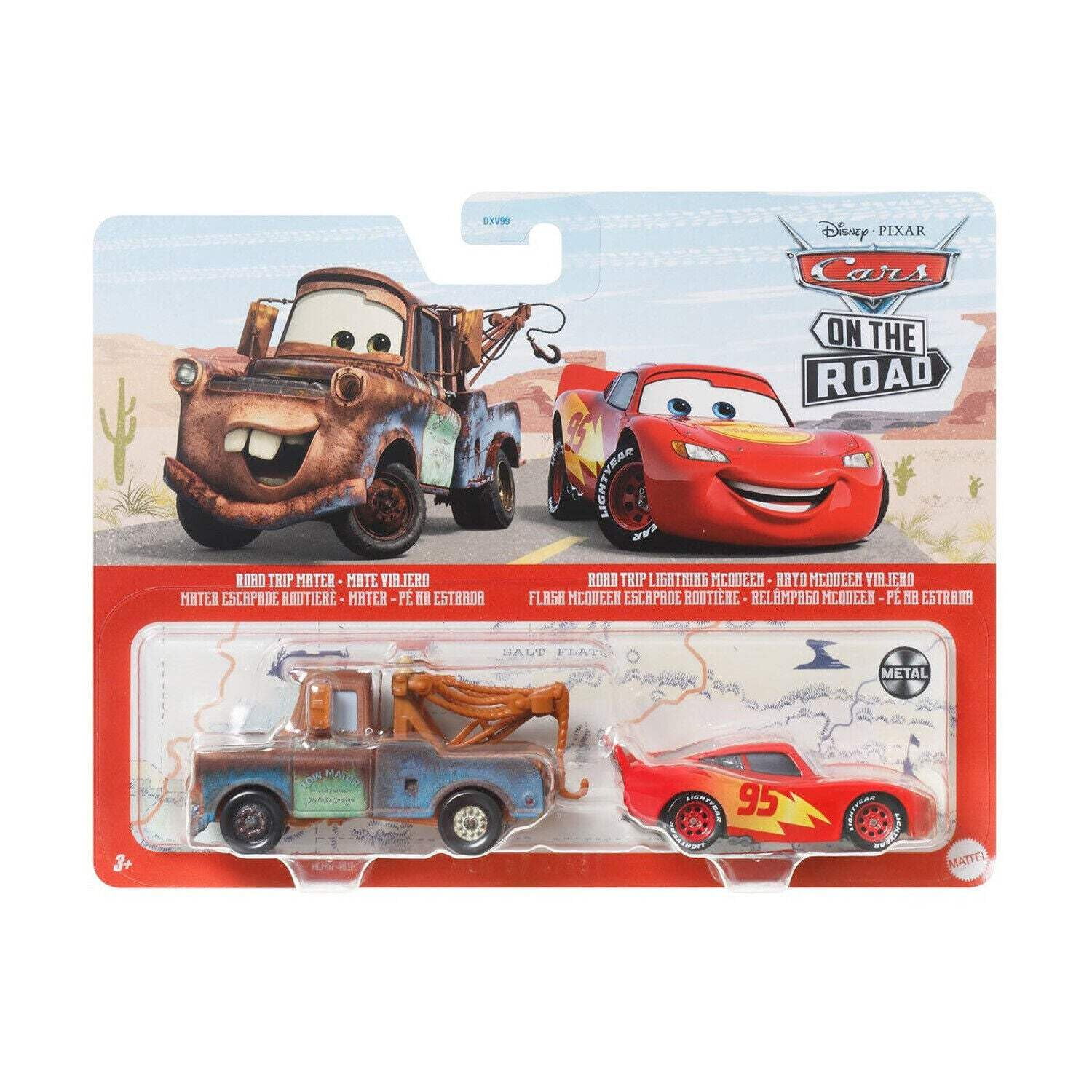 Vehículo De Juguete Mattel Disney Pixar Remolque Mater Y Mcqueen