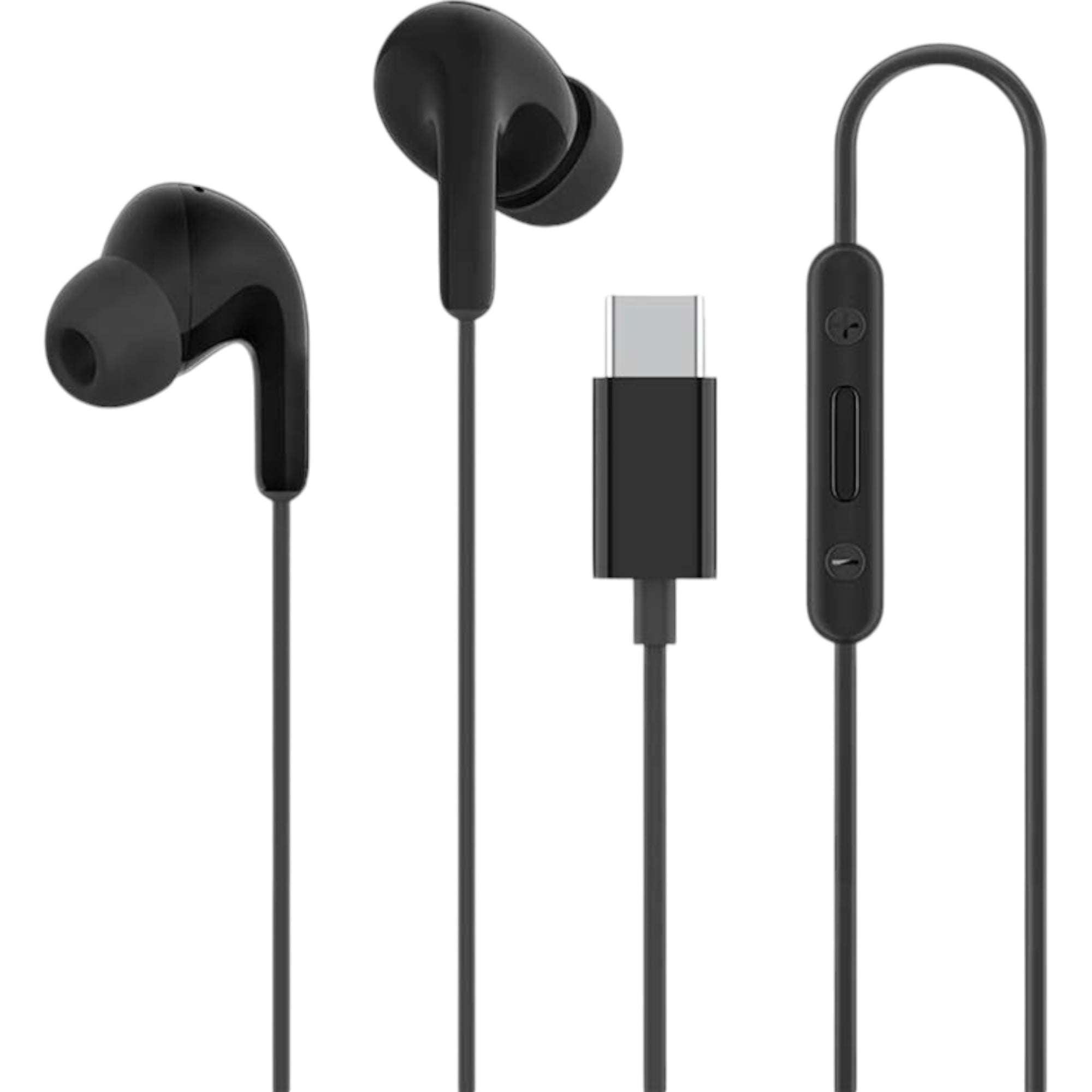Audifonos Xiaomi Tipo C Con Cable Y Microfono Negro