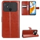 thumbnail image 1 of Funda tipo libro para Xiaomi POCO C40, cartera todo‑en‑uno, funda multifuncional con tarjetero y correa de muñeca desmontable, 1 of 4