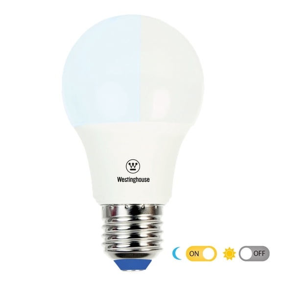 Ampolleta LED Bola A60 9W LBF C/Sensor Luz E27