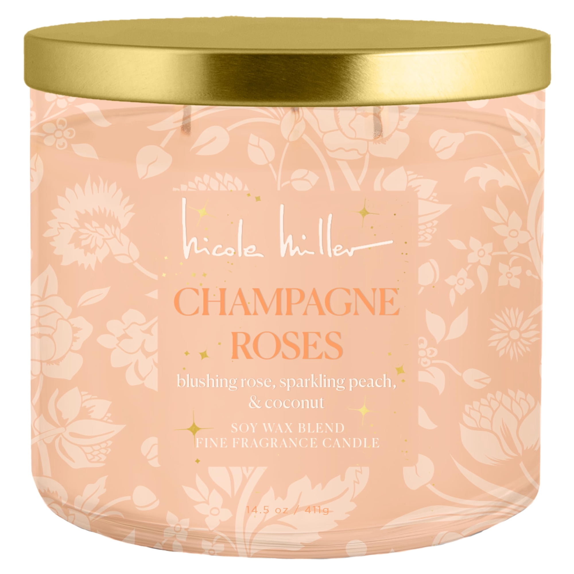 Vela Nicole Miller Champagne Roses 430 Ml