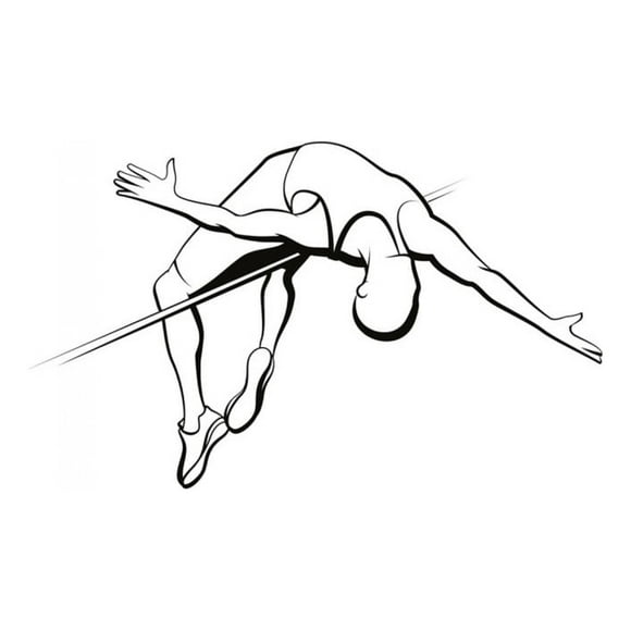 Decomural High Jumper And Bar Athletics Sports WS-18663