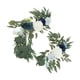 thumbnail image 1 of 2x Guirnalda De Botín De Flores De Arco Floral Artificial Para Boda Azul Blanco, 1 of 5