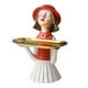 thumbnail image 3 of Chica Resina Estatua Caja Estatuilla Esculturas Plato Escritorio Almacenamiento Bandeja Para Servir Rojo, 3 of 3