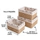 thumbnail image 4 of Set 3 Cestas De Almacenamiento Organizadoras Canastas S beige, 4 of 9