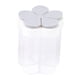 thumbnail image 1 of 5 Rejillas Transparentes Flip Spice Shaker Jars Red En Forma De Puerto De Vertido Gris, 1 of 3