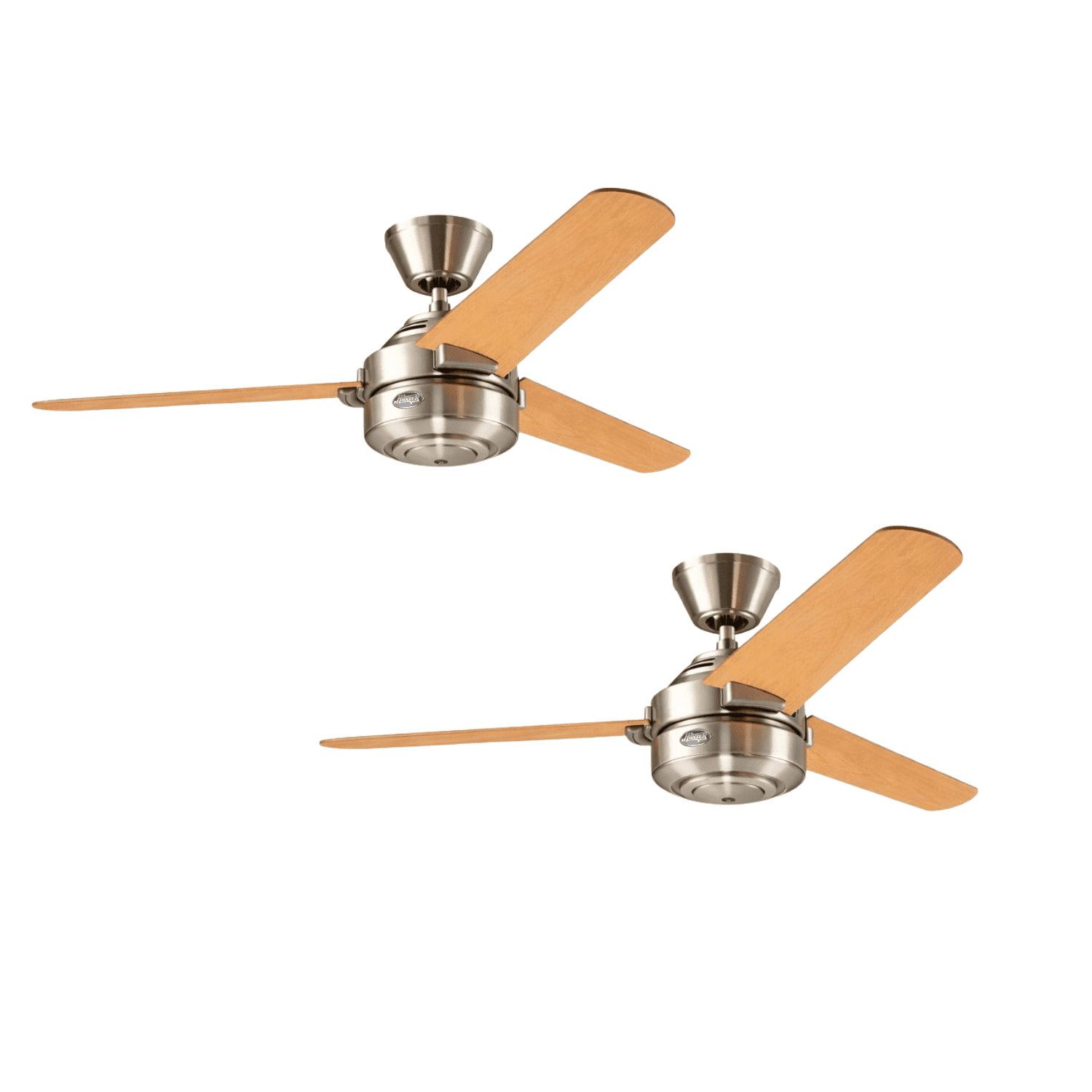 Hunterfan_chile - Pack X2 Ventilador De Techo Hunter Carrera Niquel 52