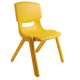thumbnail image 1 of Silla Infantil Plastica Amarilla, 1 of 1