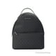 thumbnail image 1 of Mochila Michael Kors Bolsillo Delantero de PVC de la Firma Negra Mediana Sheila, 1 of 3