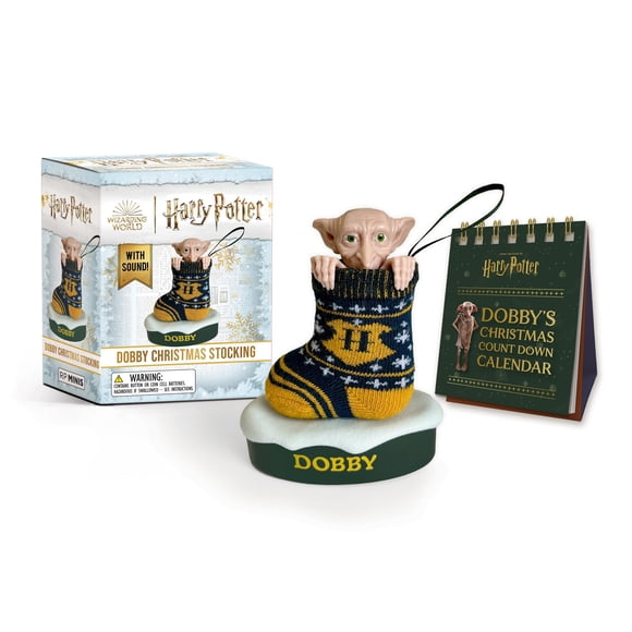Libro Running Press Mini Editions: Calcetín de Navidad de Dobby (Harry Potter)
