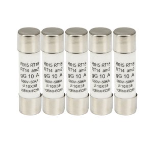 Pack 5 Fusibles 10A 10X38Mm Soliot