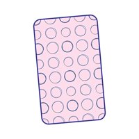 Magideal - Tabla De Planchar, Almohadilla De Planchado Antivapor, Accesorio Para Vaporizador De Ropa, Estera De Planchado, Almohadilla De Prensa Para Vaporizador Círculo Rojo M