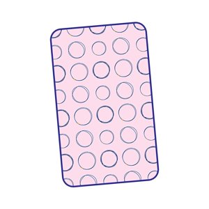 Magideal - Tabla De Planchar, Almohadilla De Planchado Antivapor, Accesorio Para Vaporizador De Ropa, Estera De Planchado, Almohadilla De Prensa Para Vaporizador Círculo Rojo M