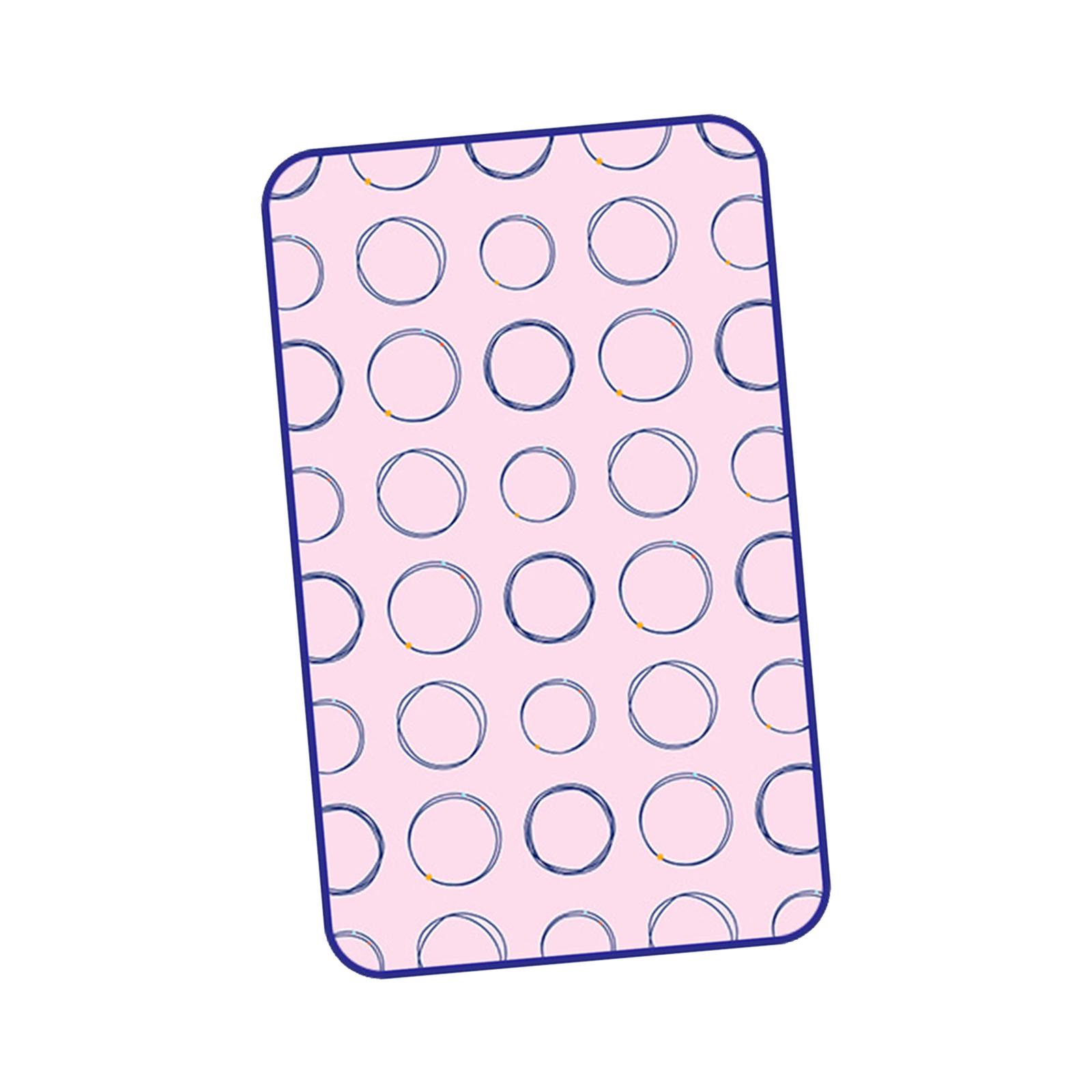 Magideal - Tabla De Planchar, Almohadilla De Planchado Antivapor, Accesorio Para Vaporizador De Ropa, Estera De Planchado, Almohadilla De Prensa Para Vaporizador Círculo Rojo M