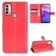 thumbnail image 2 of Funda tipo libro para Motorola MOTO E20/E30/E40, cartera todo‑en‑uno, funda multifuncional con tarjetero y correa de muñeca desmontable, 2 of 4