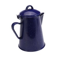 Magideal - Jarra De Agua Esmaltada Para Café, Jarra De Leche, Jarra De Café, Boquilla Ancha A Prueba De Fugas, Té De Kung Fu, Tetera Con Mango Cómodo Para Fiesta 2.4L