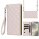 thumbnail image 1 of Funda Tipo Cartera Acolchada con Correa para Samsung Galaxy S25Blanco, 1 of 6