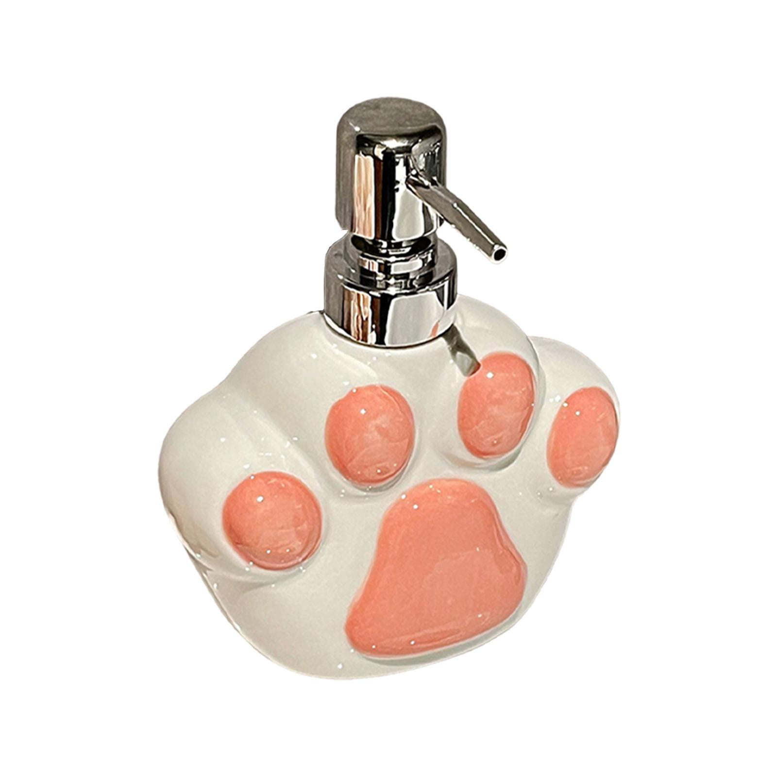 Magideal - Dispensador De Jabón Manual Rellenable, Regalo De Inauguración De La Casa, Contenedor De Jabón Con Bomba, Botella De Loción Con Bomba Vacía Para Baño, 370 Ml