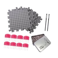 Bothyi - Mats De Bloqueo Para Tejer Con Cuadrículas Para Dio De Dony De Tejido De Tejido De Tejido De Tejido Mat